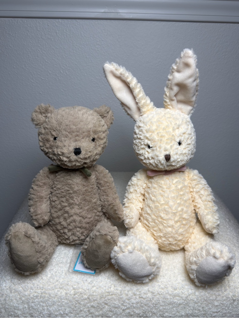 Jellycat Ambalie Bear & Ambalie Bunny Bundle / Both BNWT / Retired / Rare & VHTF
